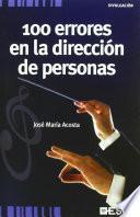 100 errores en la dirección de personas