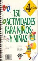 150 actividades para niños y niñas de 4 años