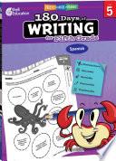 180 Days: Writing for Fifth Grade (Spanish)