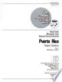 1977 Economic Censuses of Outlying Areas: Puerto Rico, subject statistics. 2 v