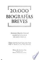 20.000 [i.e. Veinta mil] biografías breves