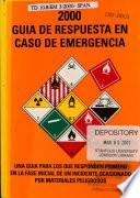 2000 guia de respuesta en caso de emergencia