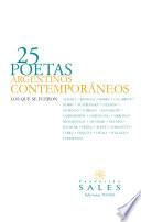 25 Poetas Argentinos Contemporaneos