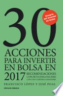 30 acciones para invertir en bolsa en 2017