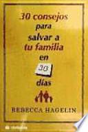 30 consejos para salvar a tu familia en 30 días