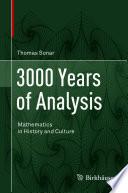 3000 Years of Analysis