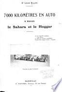 7000 kilomètres en auto à travers le Sahara et le Hoggar ...