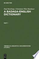 A Badaga-English Dictionary
