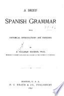 A Brief Spanish Grammar