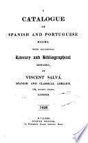 A Catalogue of Spanish and Portuguese Books