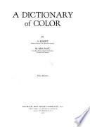 A Dictionary of Color