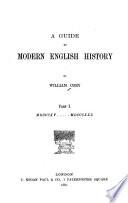 A Guide to Modern English History: 1815-1830
