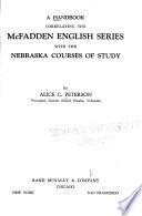 A Handbook Correlating the McFadden English Series with the Nebraska Courses of Study