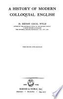 A History of Modern Colloquial English