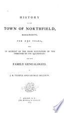A History of the Town of Northfield, Massachusetts