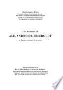 A la memoria de Alejandro de Humboldt en el primer centenario de su muerte