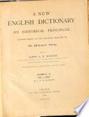 A New English Dictionary on Historical Principles: part 1. C-Comm (1893)