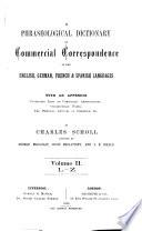 A Phraseological Dictionary of Commercial Correspondence in the English, German, French & Spanish Languages