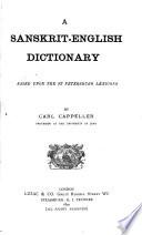 A Sanskrit-English Dictionary