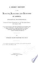 A Short History of the Slocums, Slocumbs and Slocombs of America