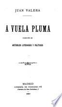 A vuela pluma