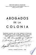 Abogados de la colonia