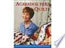 Acabados para quilts