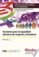 Acciones para la igualdad efectiva de mujeres y hombres
