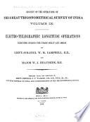 Account of the Operations of the Great Trigonometrical Survey of India