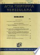 Acta científica venezolana