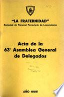 Acta de la ... Asamblea General de Delegados