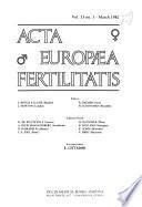 Acta Europaea Fertilitatis