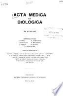 Acta Medica Et Biologica