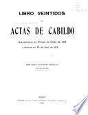 Actas de Cabildo del Ayuntamiento de la ciudad de Mexico