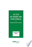 Actas de Derecho Industrial y Derecho de Autor