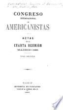 Actas de la cuarta reuninion, Madrid-1881