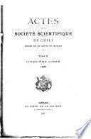 Actas de la Sociedad Científica de Chile