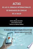 Actas de las IX Jornadas Internacionales de Graduados en Ciencias de la Salud