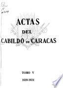 Actas del Cabildo de Caracas