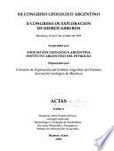 Actas del Congreso Geológico Argentino