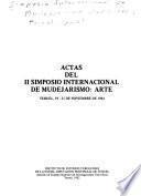 Actas del II Simposio Internacional de Mudejarismo