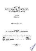 Actas del Primer Congreso Anglo-Hispano: Historia