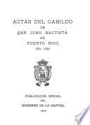 Actas. Publicación Oficial del Gobierno de la Capital