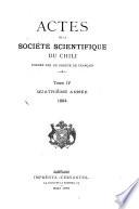 Actes de la Société scientifique du Chili