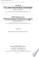 Actes du XIe Congrès international de numismatique: Monnaies byzantines, monnaies médiévales et orientales