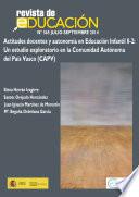 Actitudes docentes y autonomía en Educación Infantil 0-2: Un estudio exploratorio en la Comunidad Autónoma del País Vasco (CAPV)