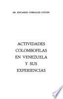 Actividades colombófilas en Venezuela y sus experiencias