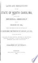 Acts Passed by the General Assembly of the State of North-Carolina
