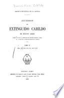 Acuerdos del extinguido Cabildo de Buenos Aires