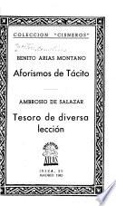 Aforismos [sacados de la Historia